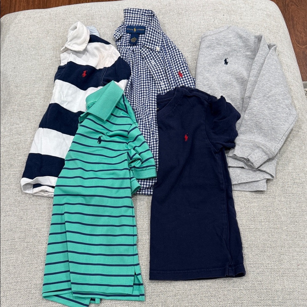 Polo by Ralph Lauren Kids Striped and Solid Polo Set